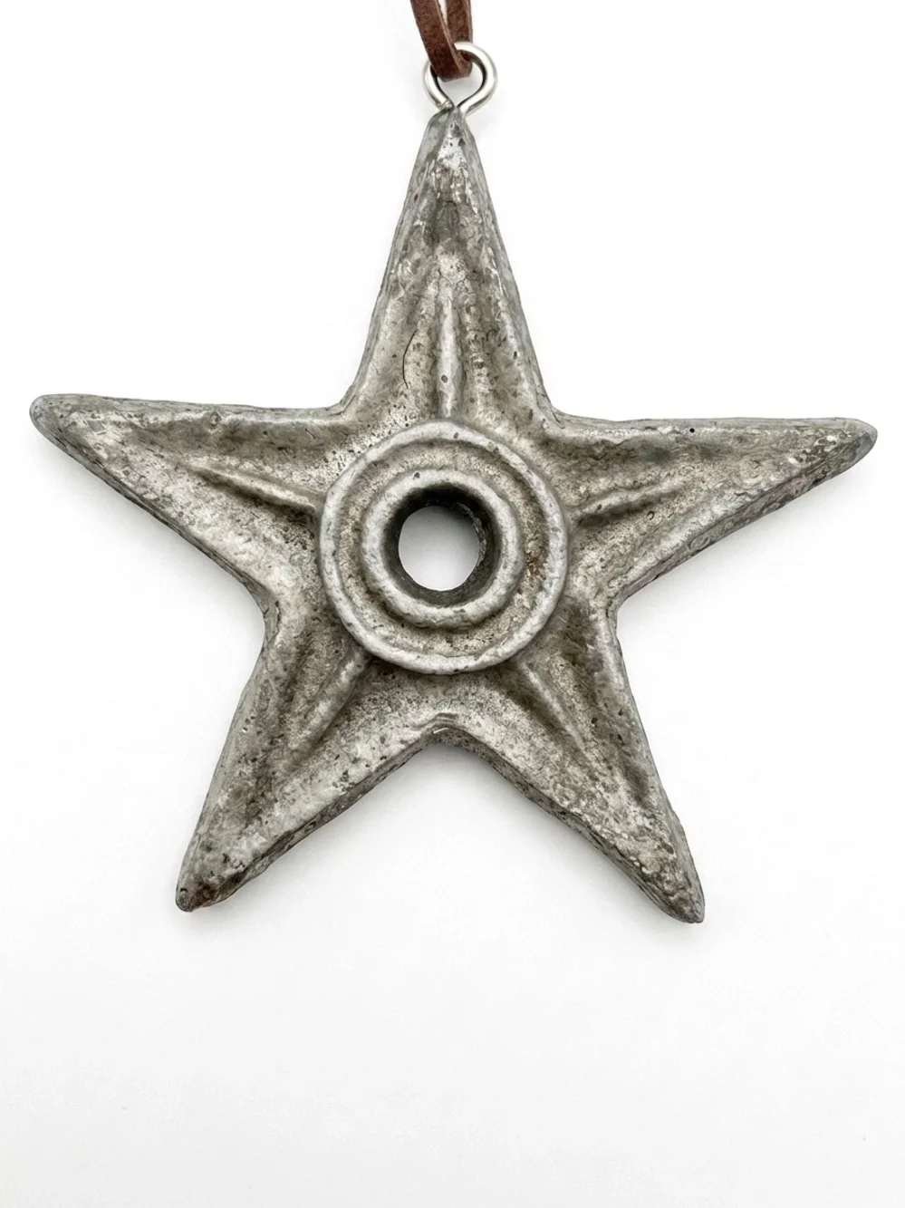 Star Washer Christmas Ornament Texas Lone Star Primitive Rustic Craft Decor 3”
